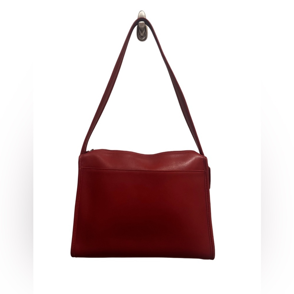 Vintage Coach Legacy Aero Shoulder Bag Baguette Purse # 9057 (Burgundy / Red)